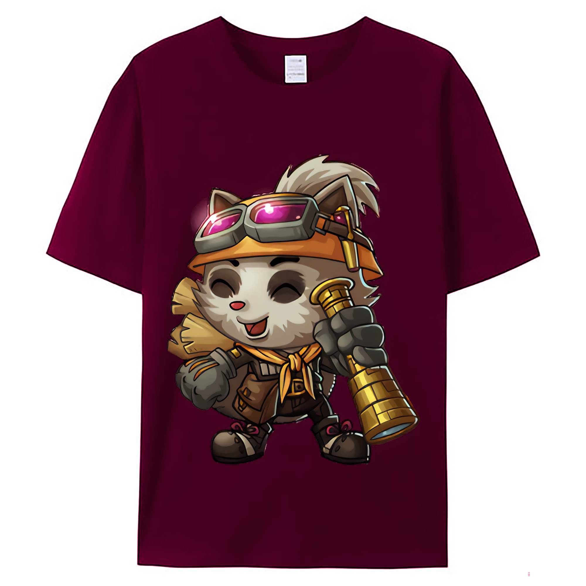 （画像用） リーグ・オブ・レジェンド League of Legends LOL レディースカジュアルプリントTシャツ（綿100％）